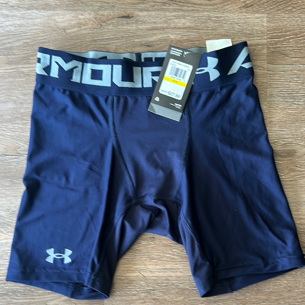 Under Armour Men's Navy Boxer Briefs